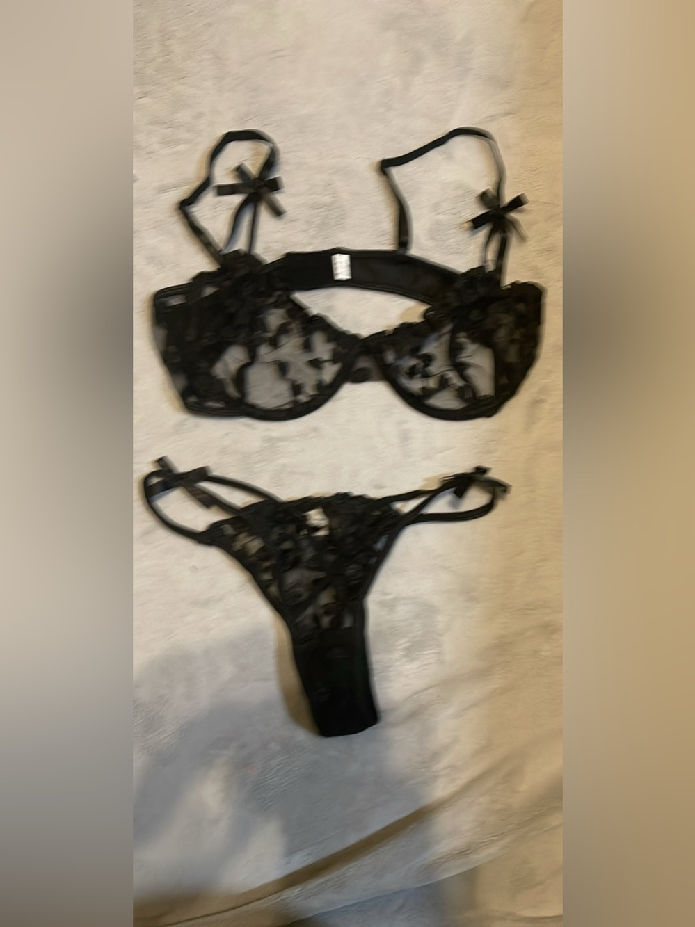 Beautiful love or lust intimates lingerie set